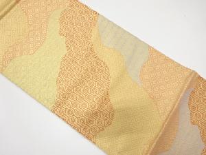 道長取りに古典柄織り出し袋帯